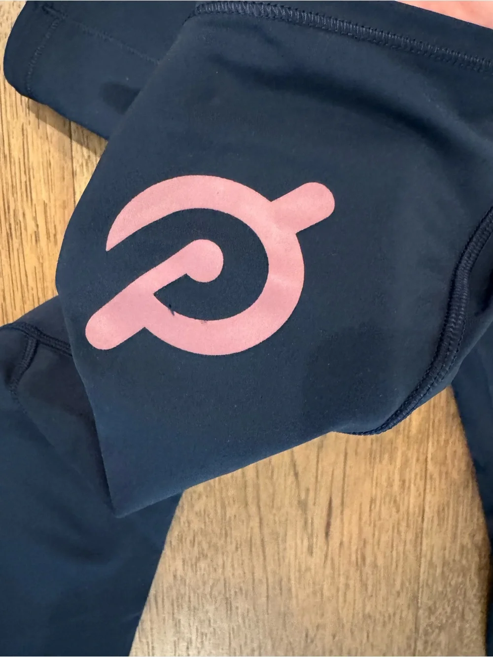 Peloton Lululemon Navy High-Rise Active Leggings with Side Pockets